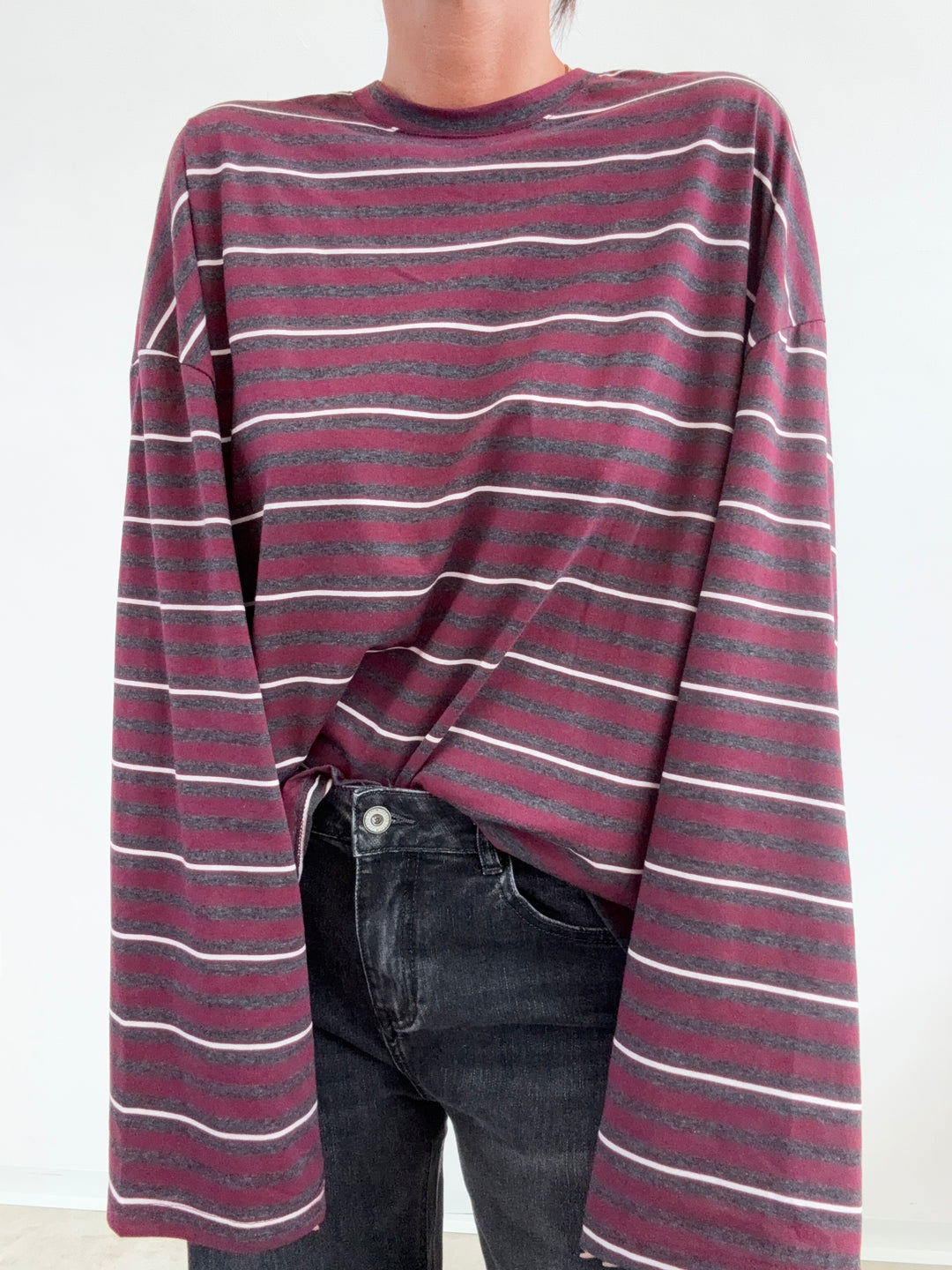 TSHIRT MARINA RIGA BORDEAUX/ANTRACITE