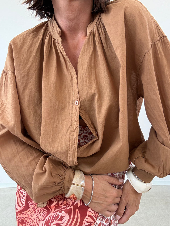 CAMICIA MUSSOLA BISCOTTO