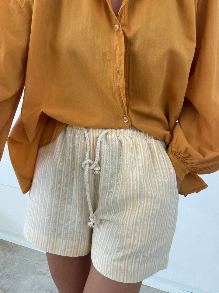 SHORTS RIGA GIALLO AVORIO