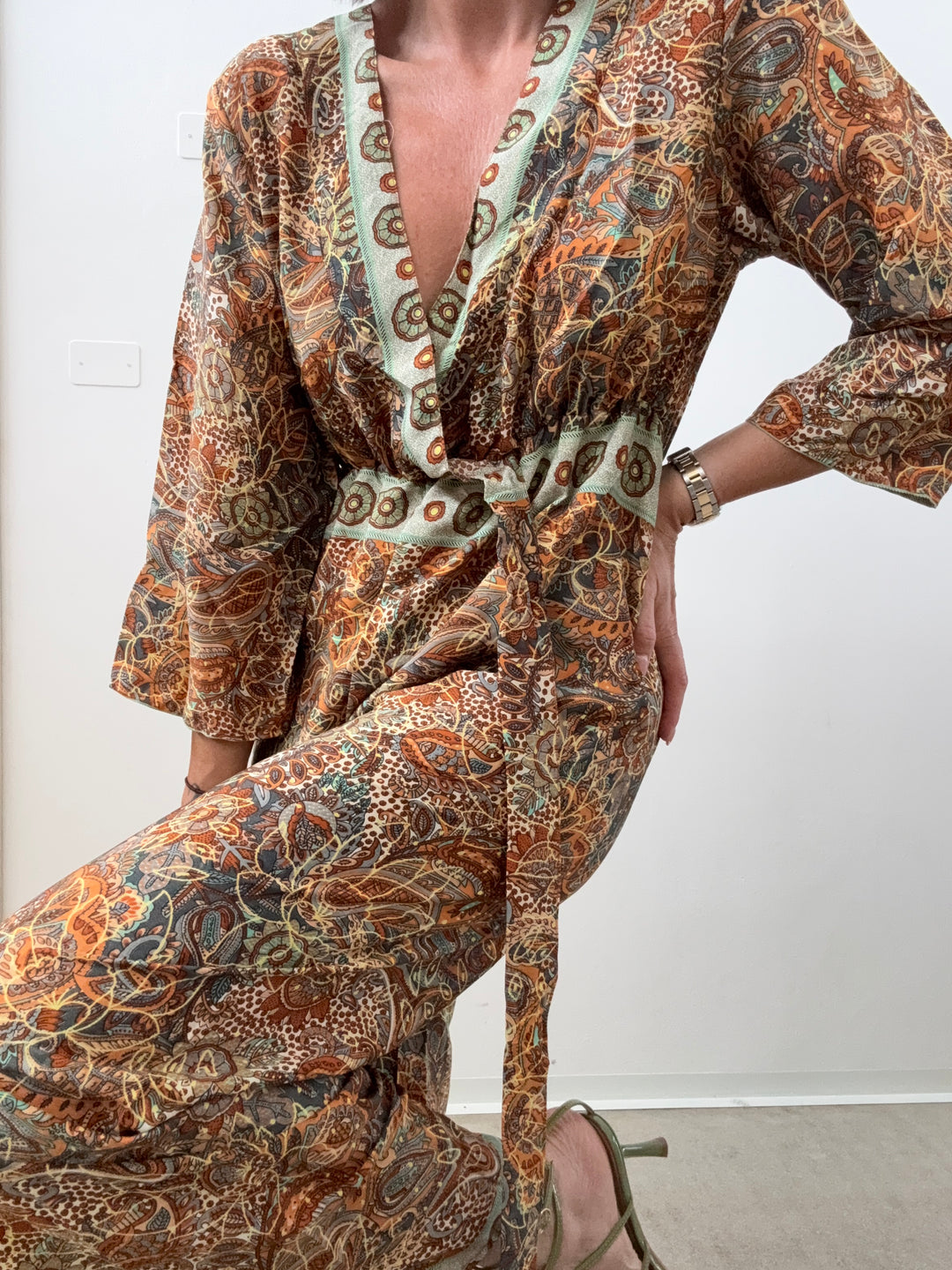 JUMPSUIT DELHI ALBICOCCA/TIFFANY