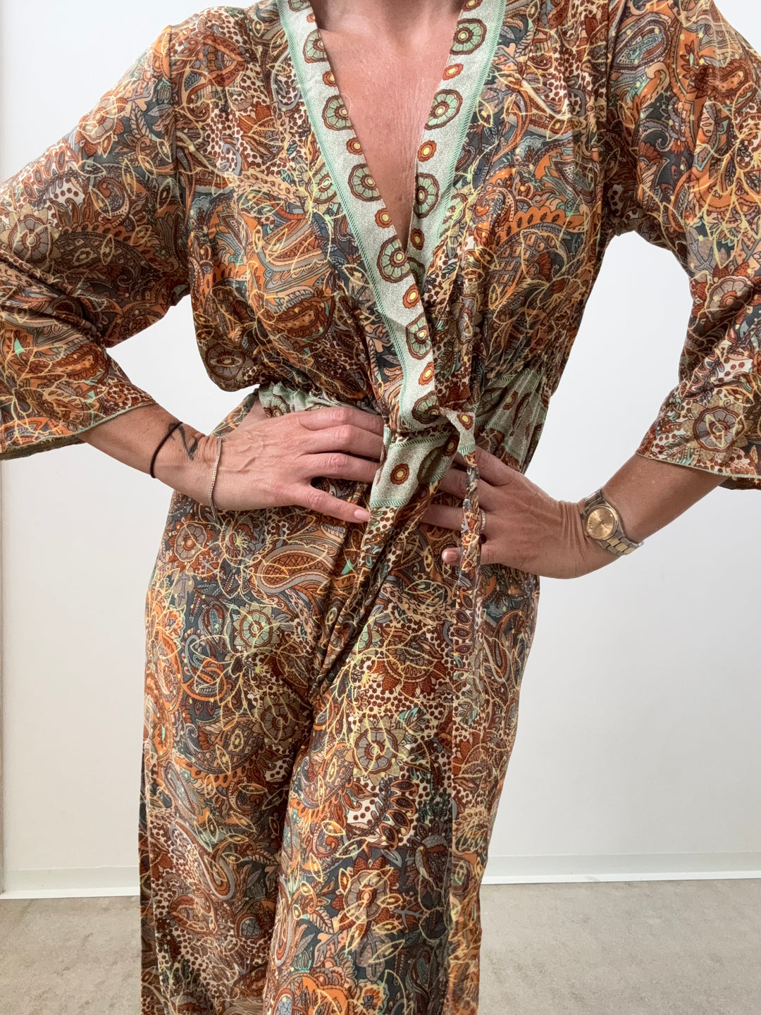 JUMPSUIT DELHI ALBICOCCA/TIFFANY