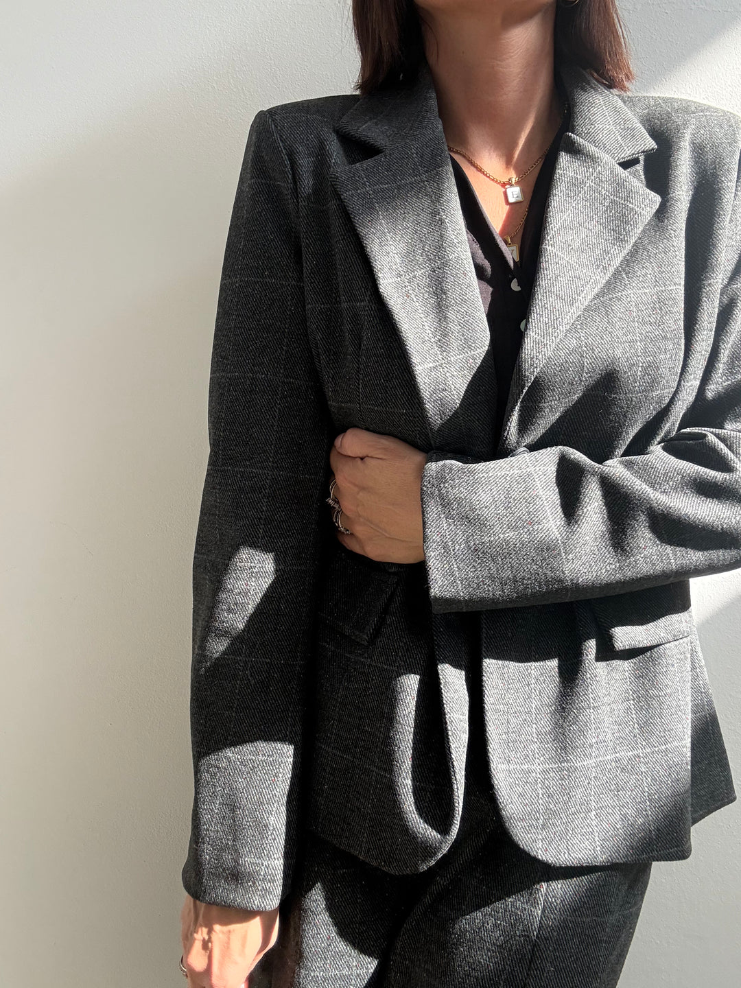 GIACCA DORIS SALE E PEPE GRIGIO