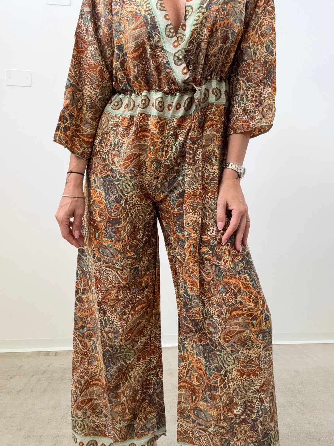 JUMPSUIT DELHI ALBICOCCA/TIFFANY