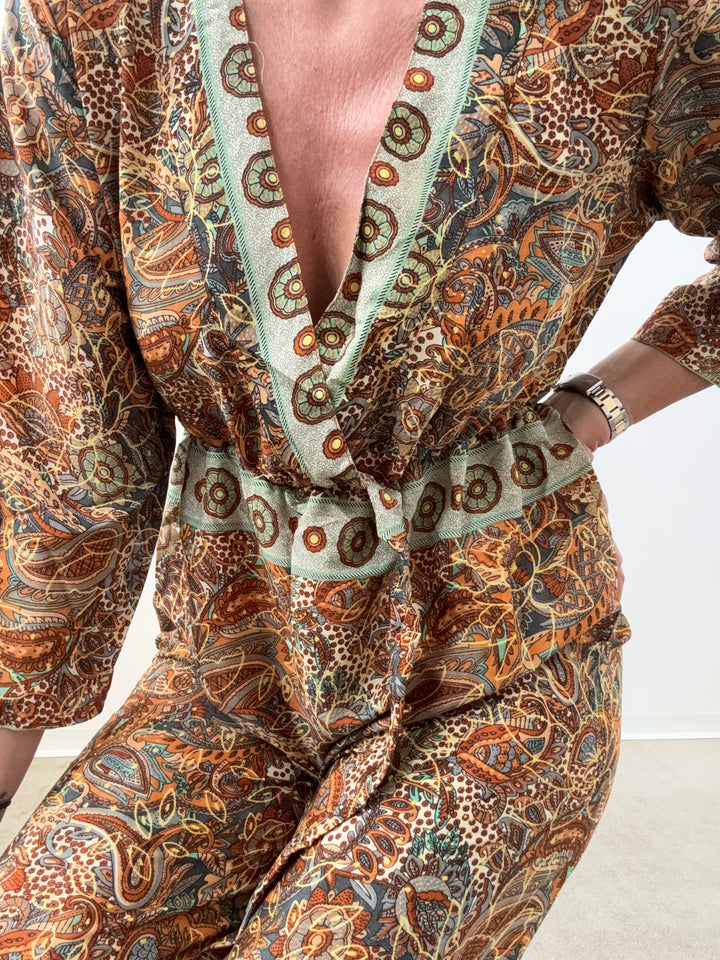 JUMPSUIT DELHI ALBICOCCA/TIFFANY