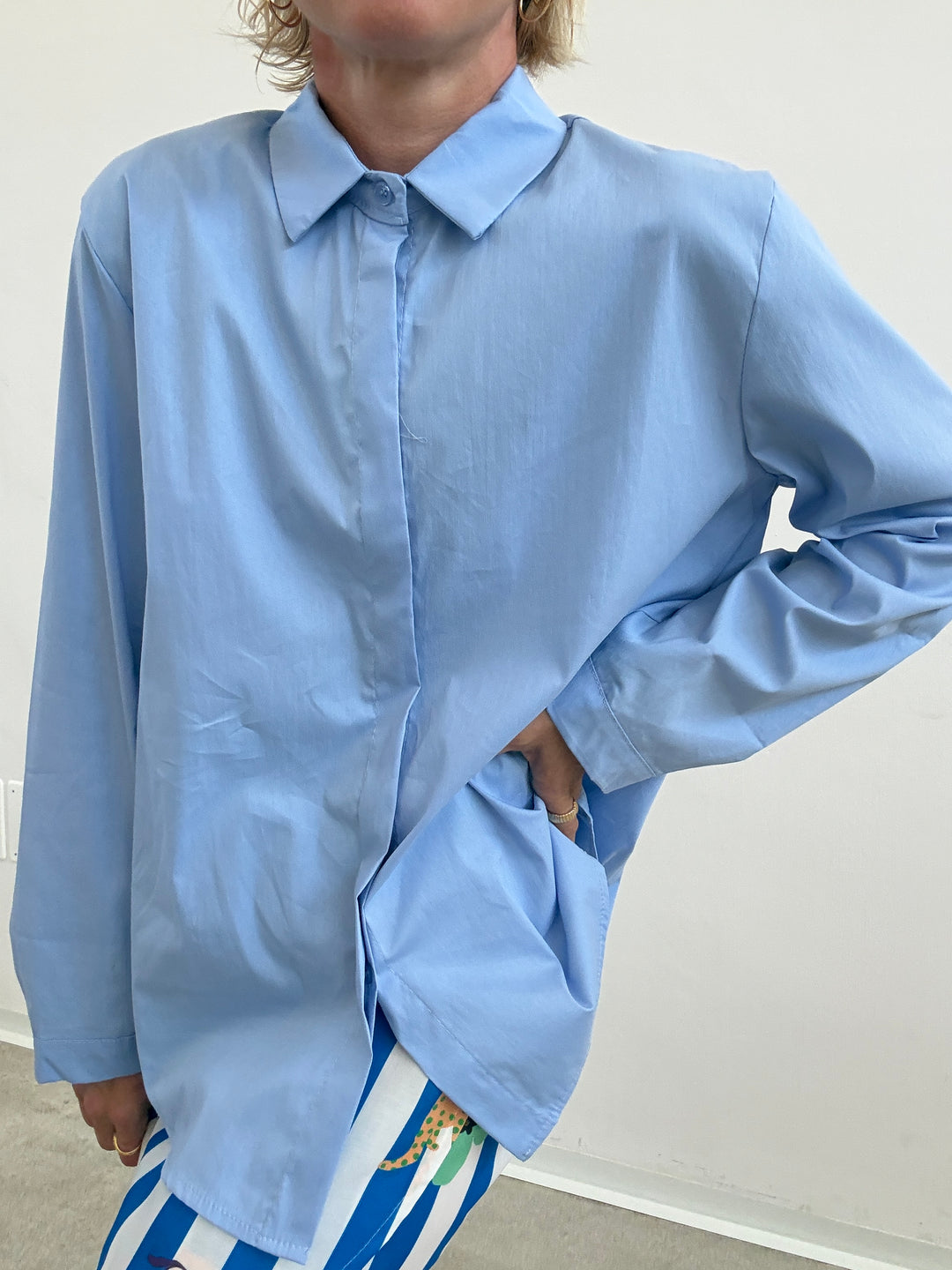 CAMICIA EMMA AZZURRA