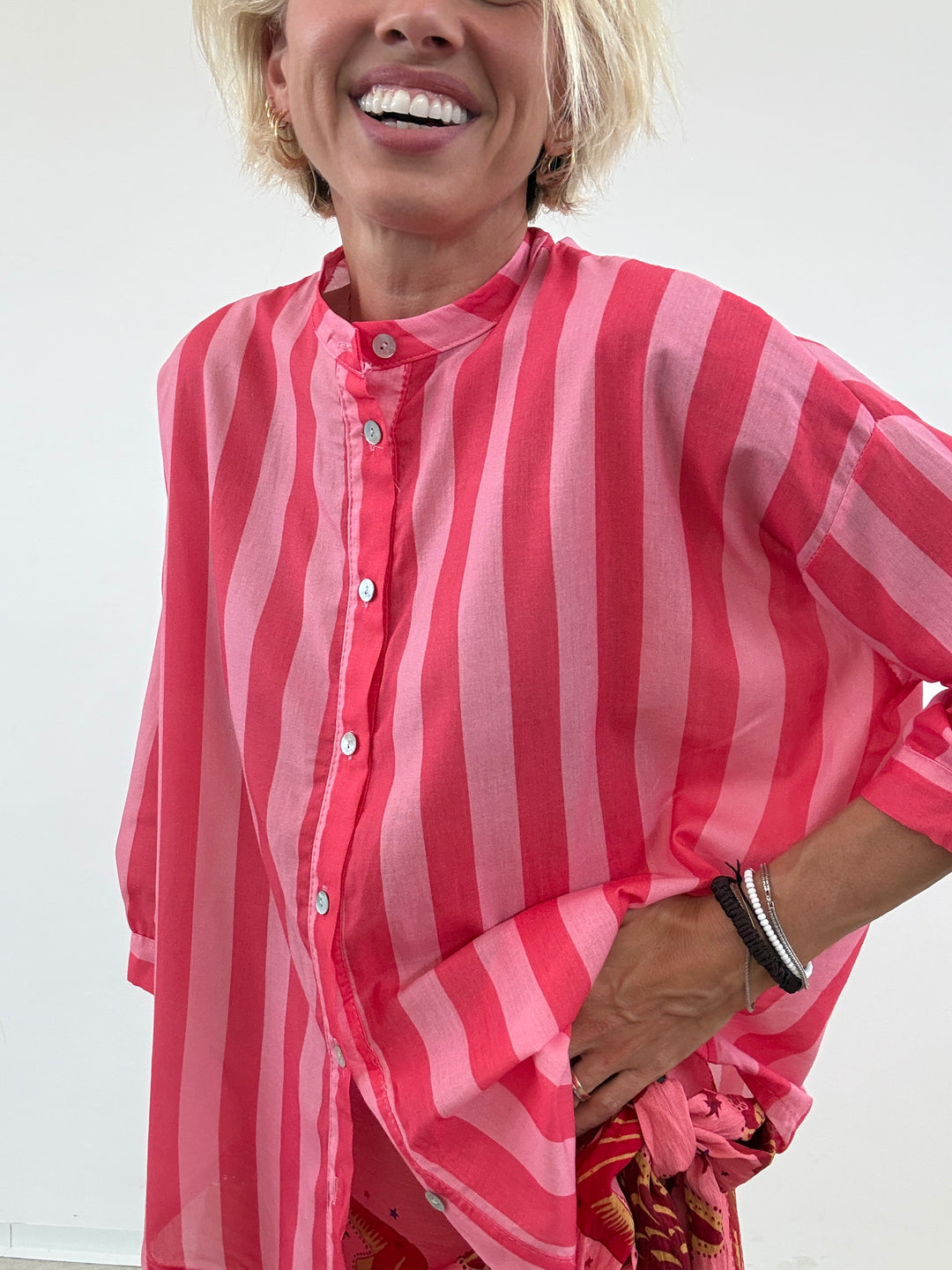CAMICIA HELEN FRAGOLA ROSA