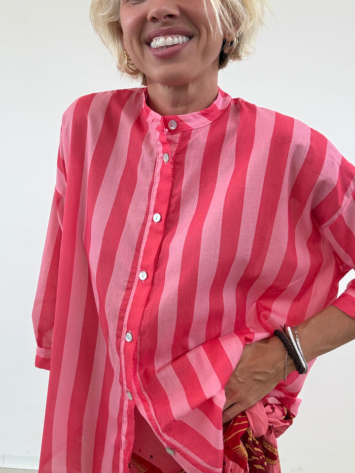 CAMICIA HELEN FRAGOLA ROSA