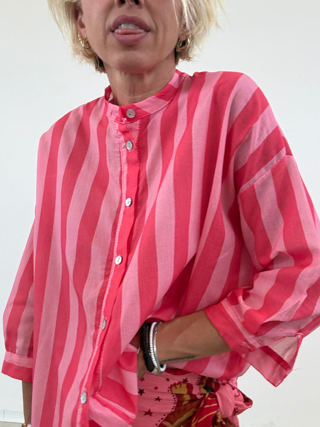 CAMICIA HELEN FRAGOLA ROSA