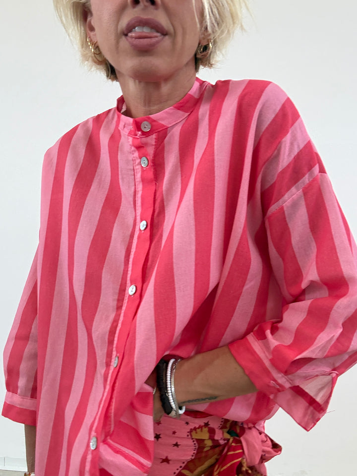 CAMICIA HELEN FRAGOLA ROSA