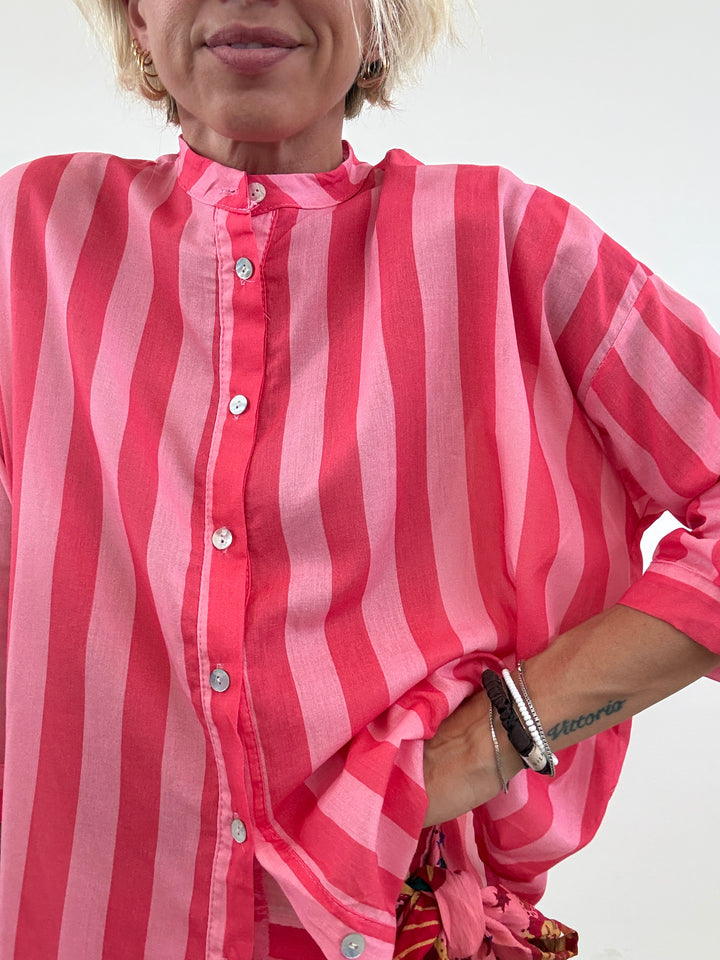 CAMICIA HELEN FRAGOLA ROSA