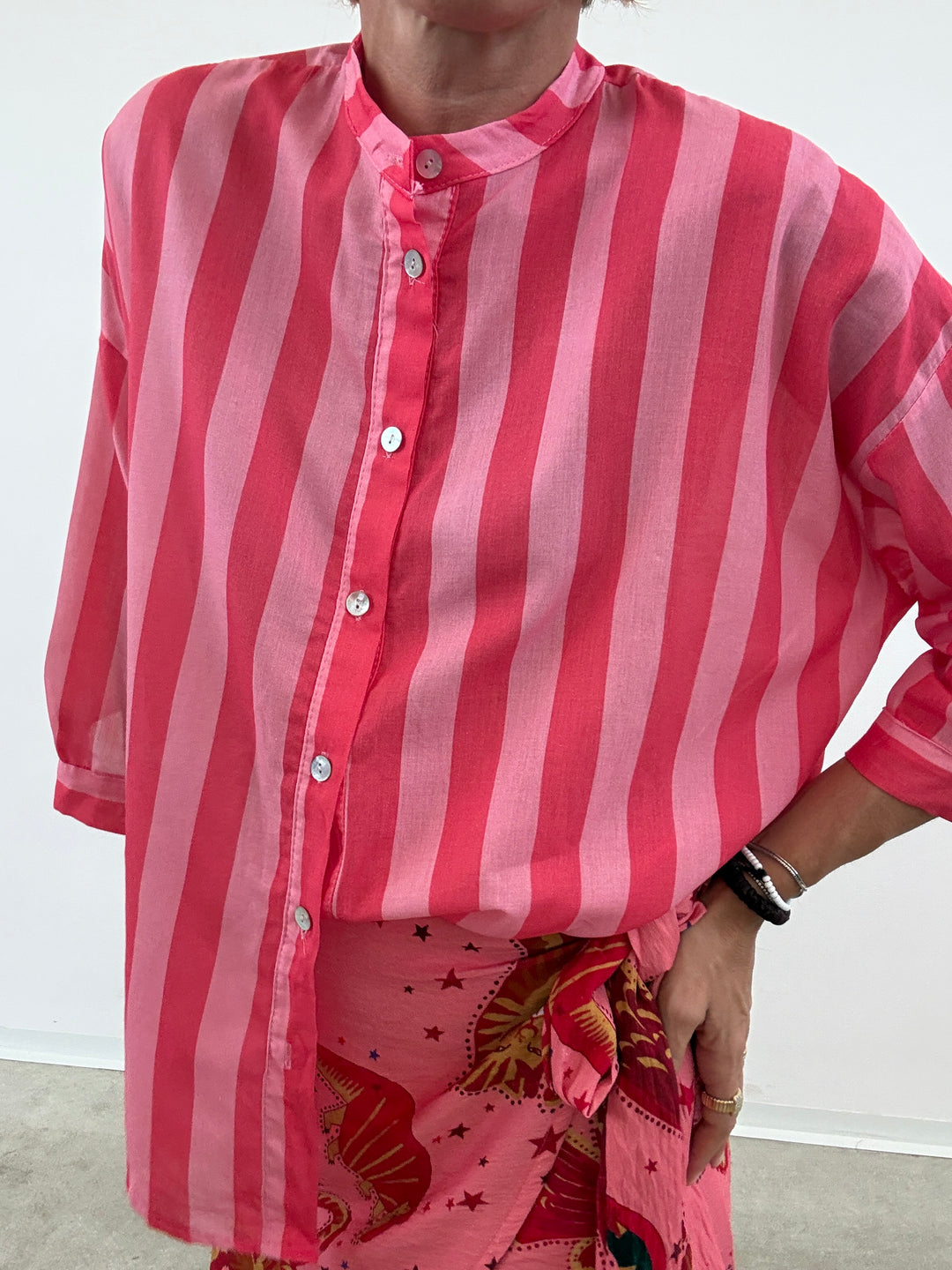 CAMICIA HELEN FRAGOLA ROSA