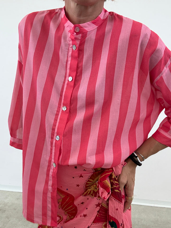 CAMICIA HELEN FRAGOLA ROSA