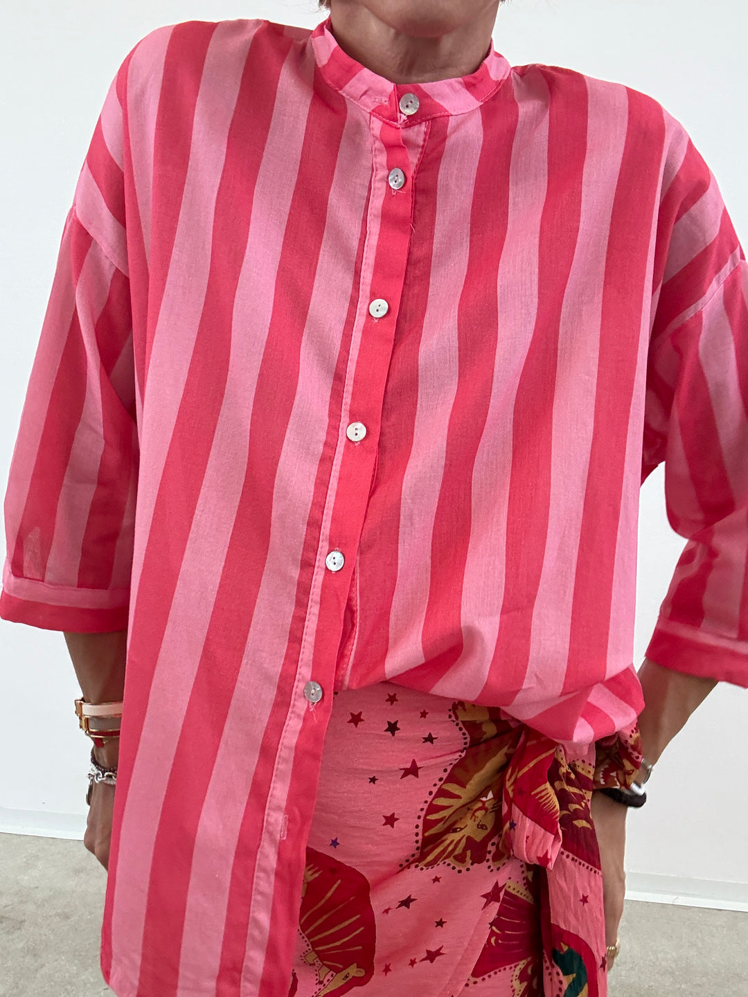CAMICIA HELEN FRAGOLA ROSA