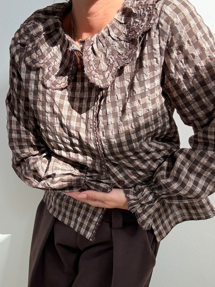 CAMICIA ELGA MOKA