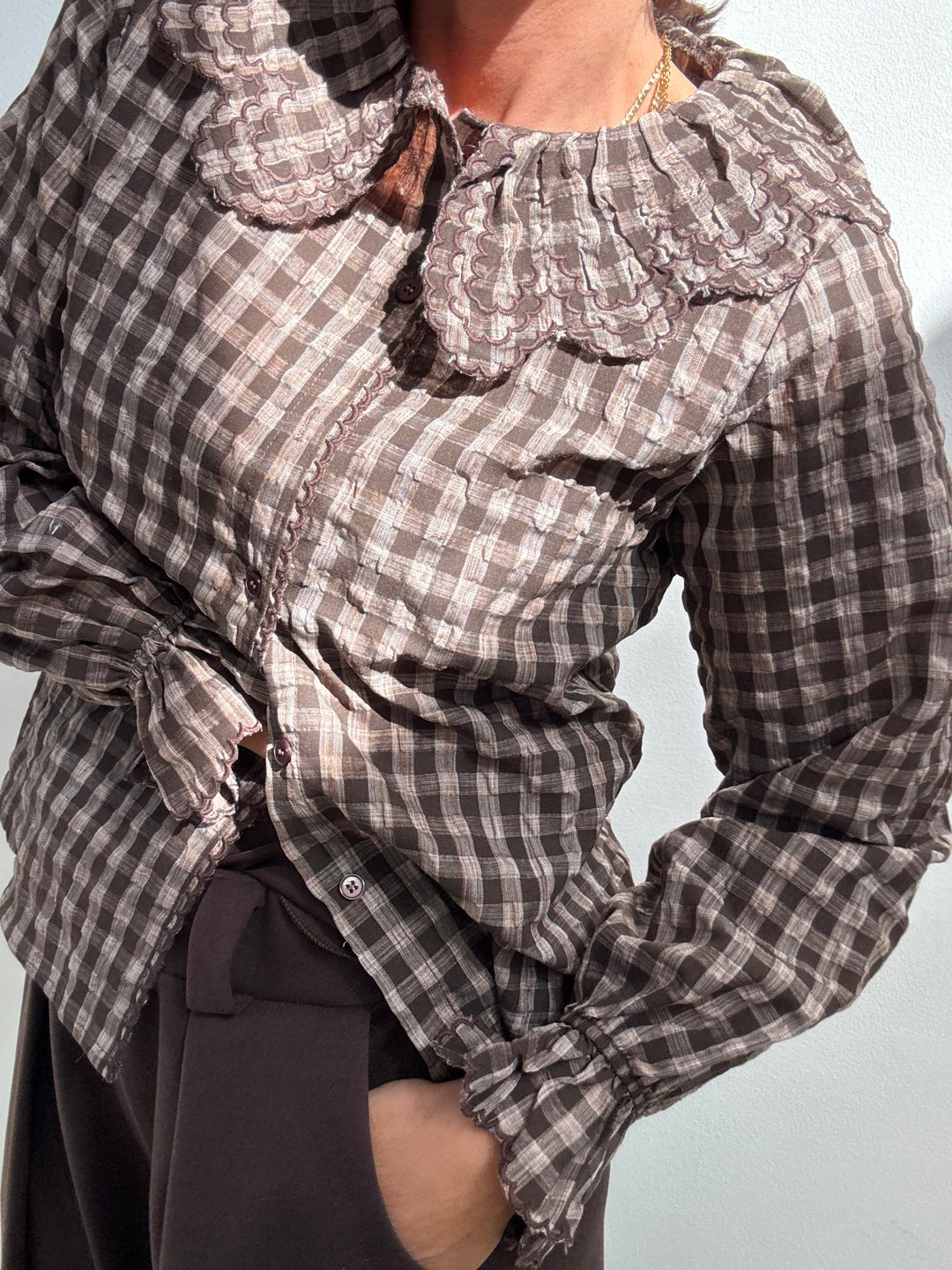 CAMICIA ELGA MOKA