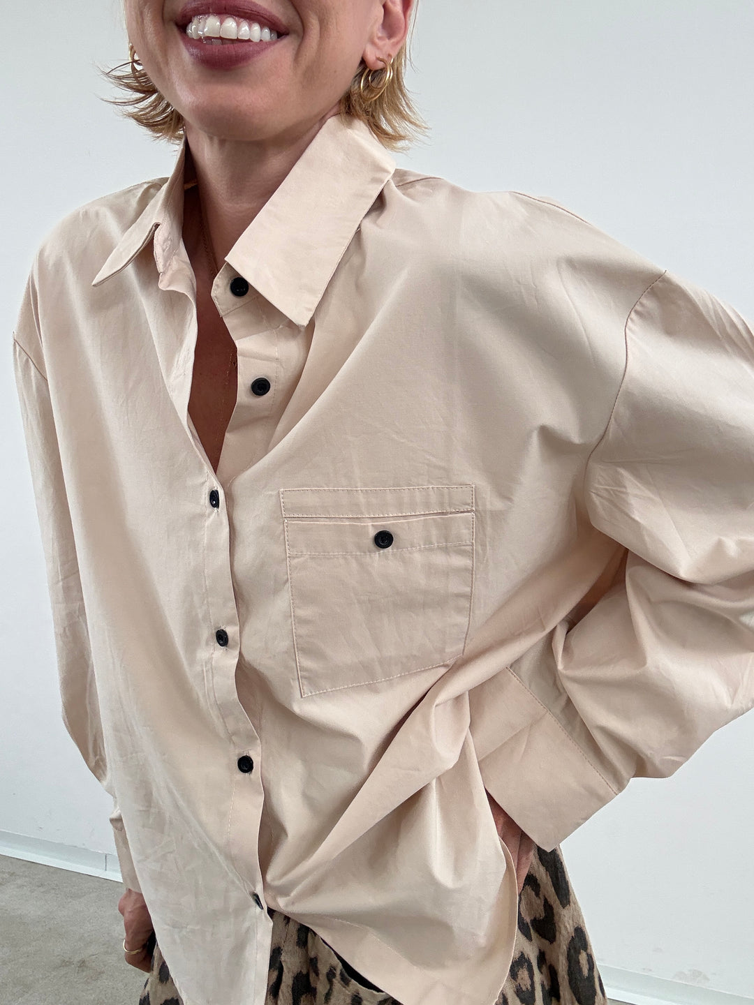 CAMICIA SANDY SABBIA