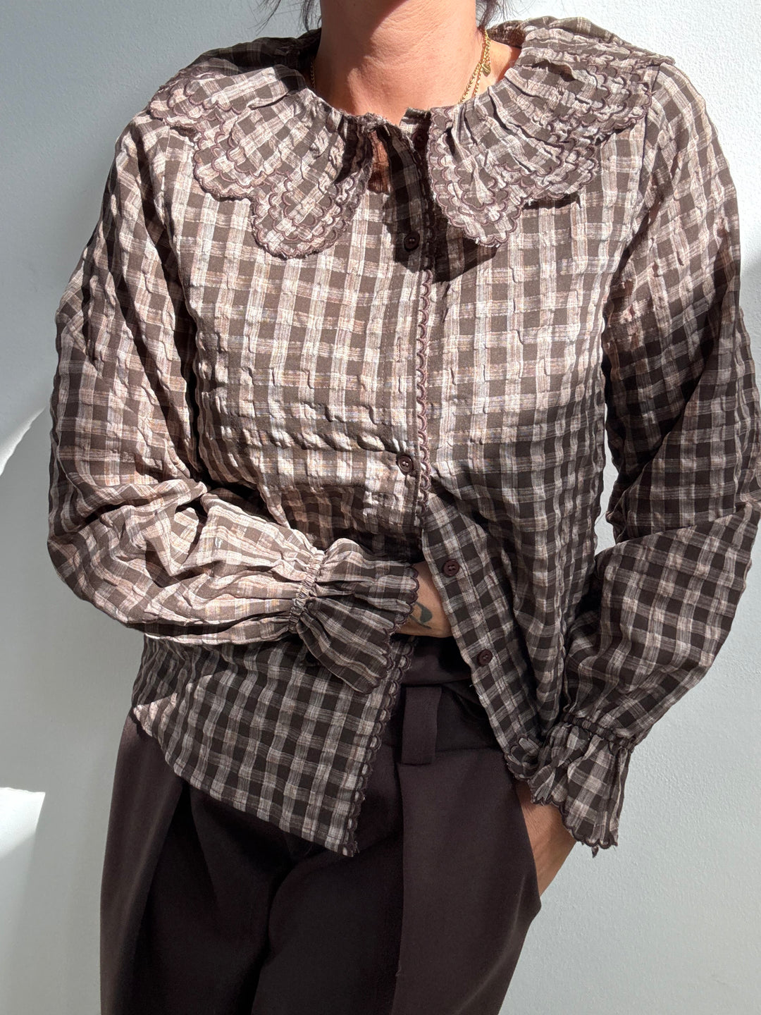 CAMICIA ELGA MOKA