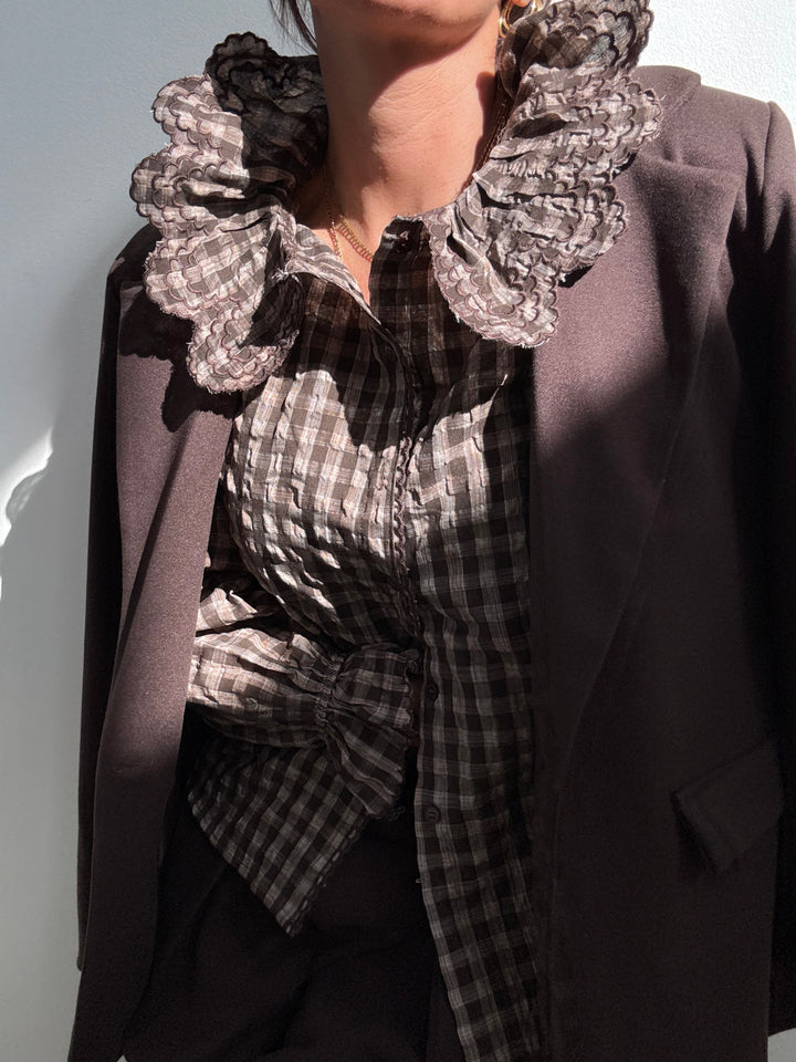 CAMICIA ELGA MOKA