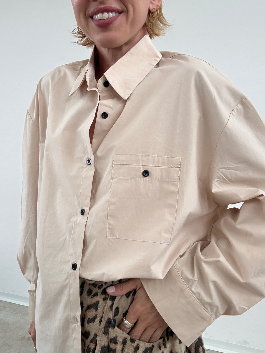 CAMICIA SANDY SABBIA