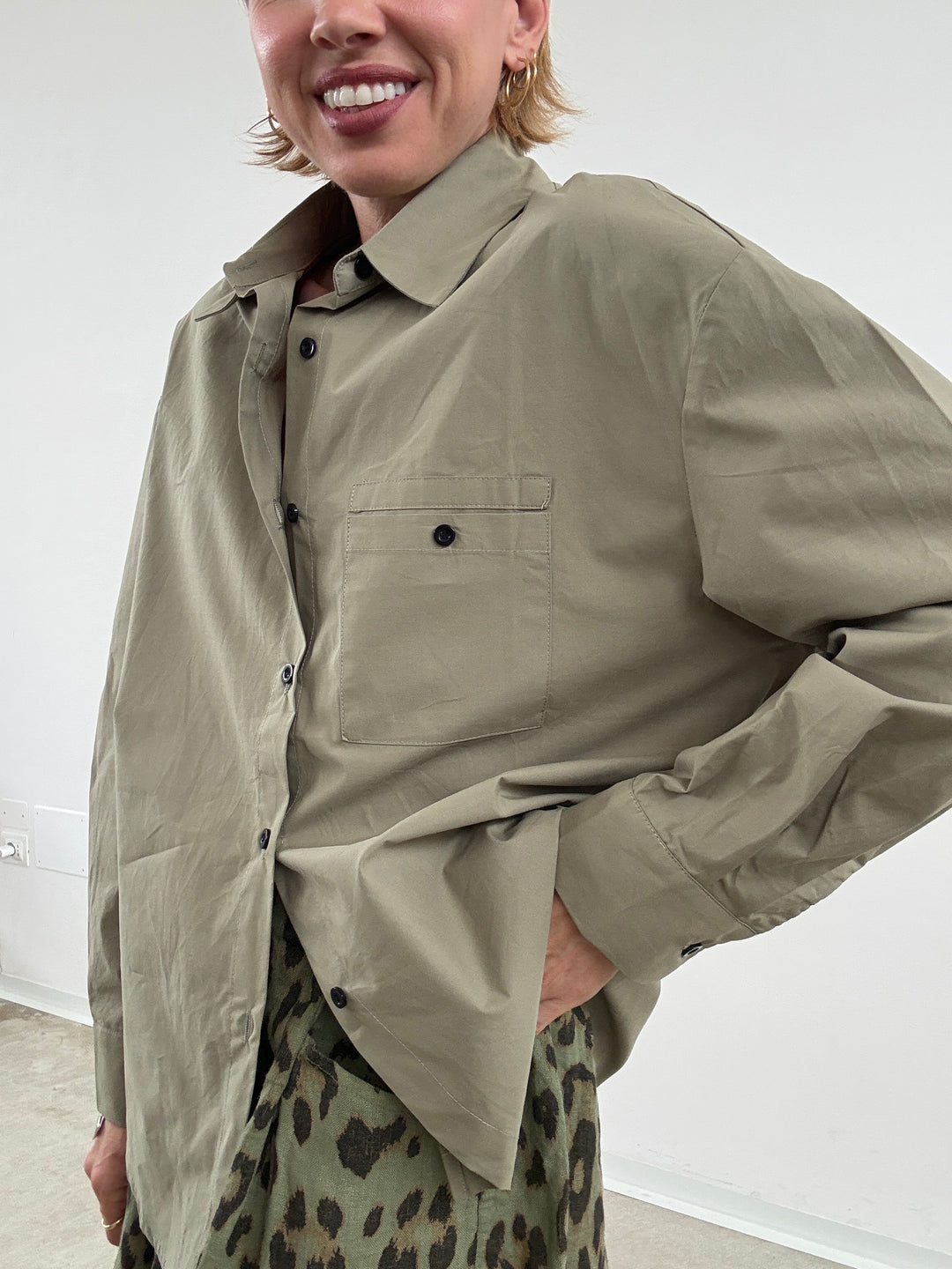 CAMICIA SANDY SAGE