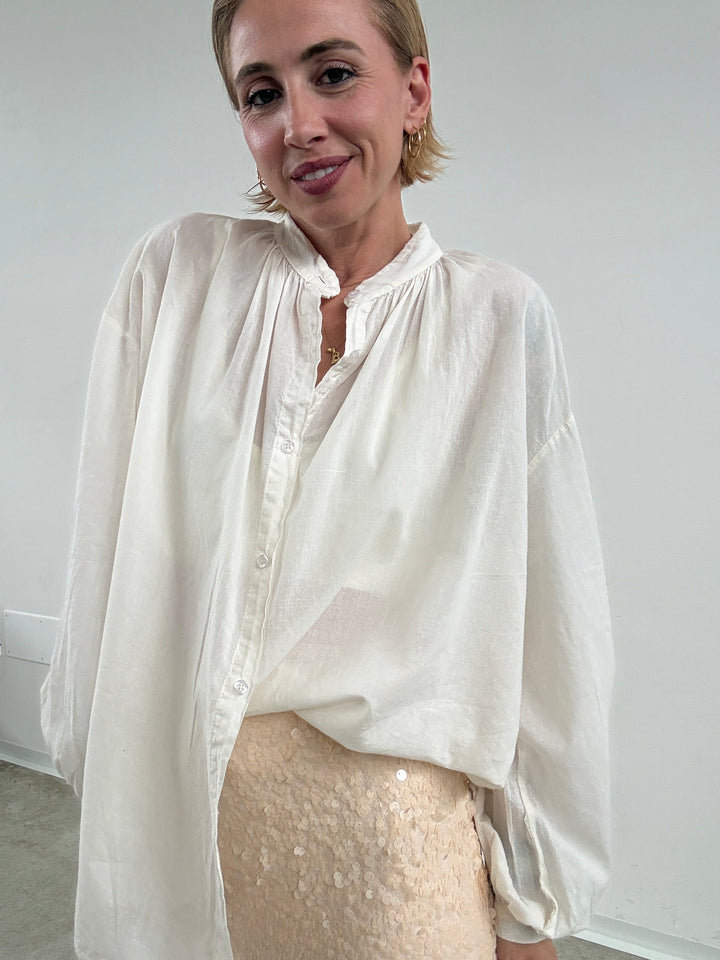 CAMICIA MUSSOLA LATTE