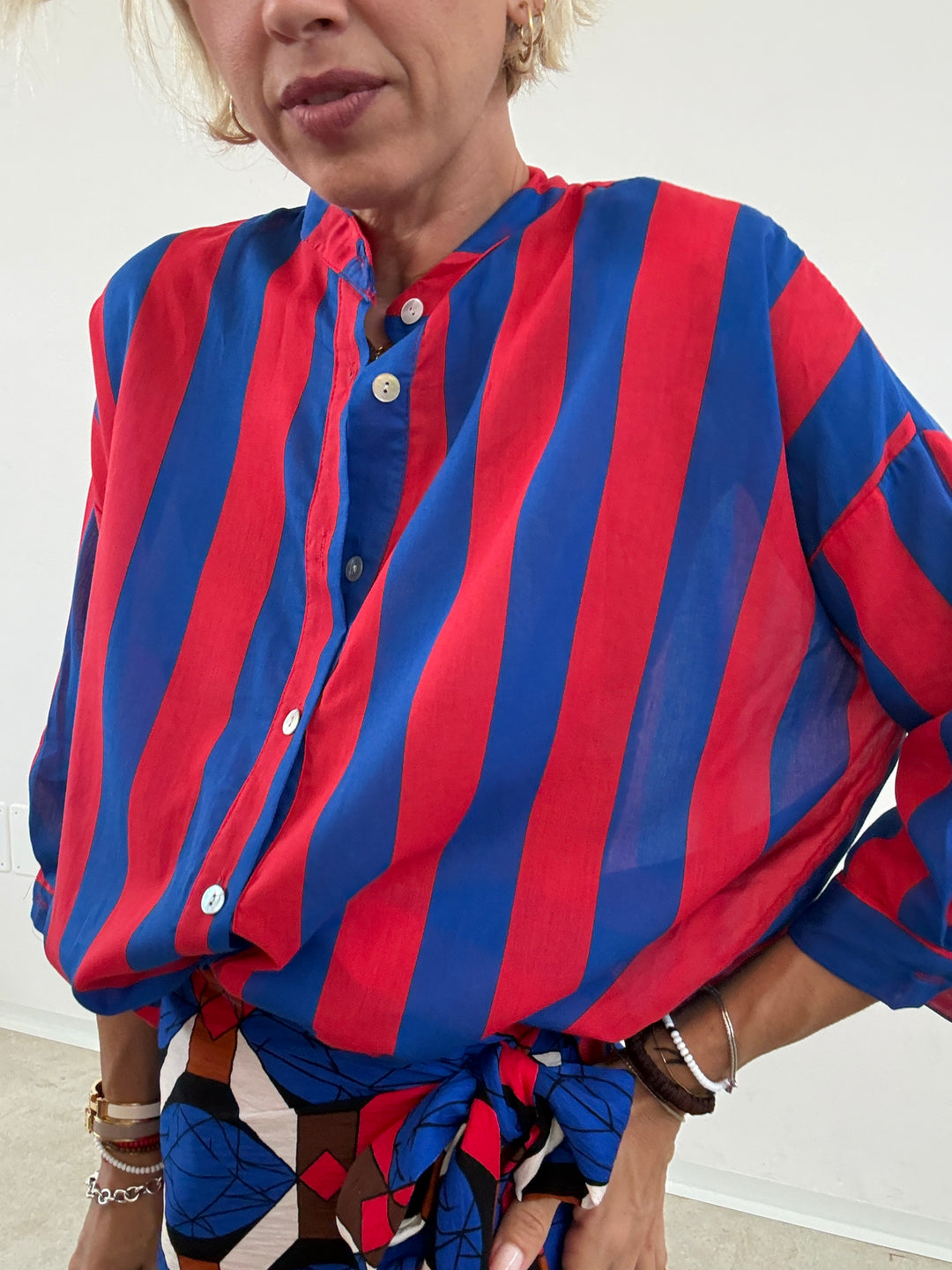 CAMICIA HELEN BLUETTE ROSSO