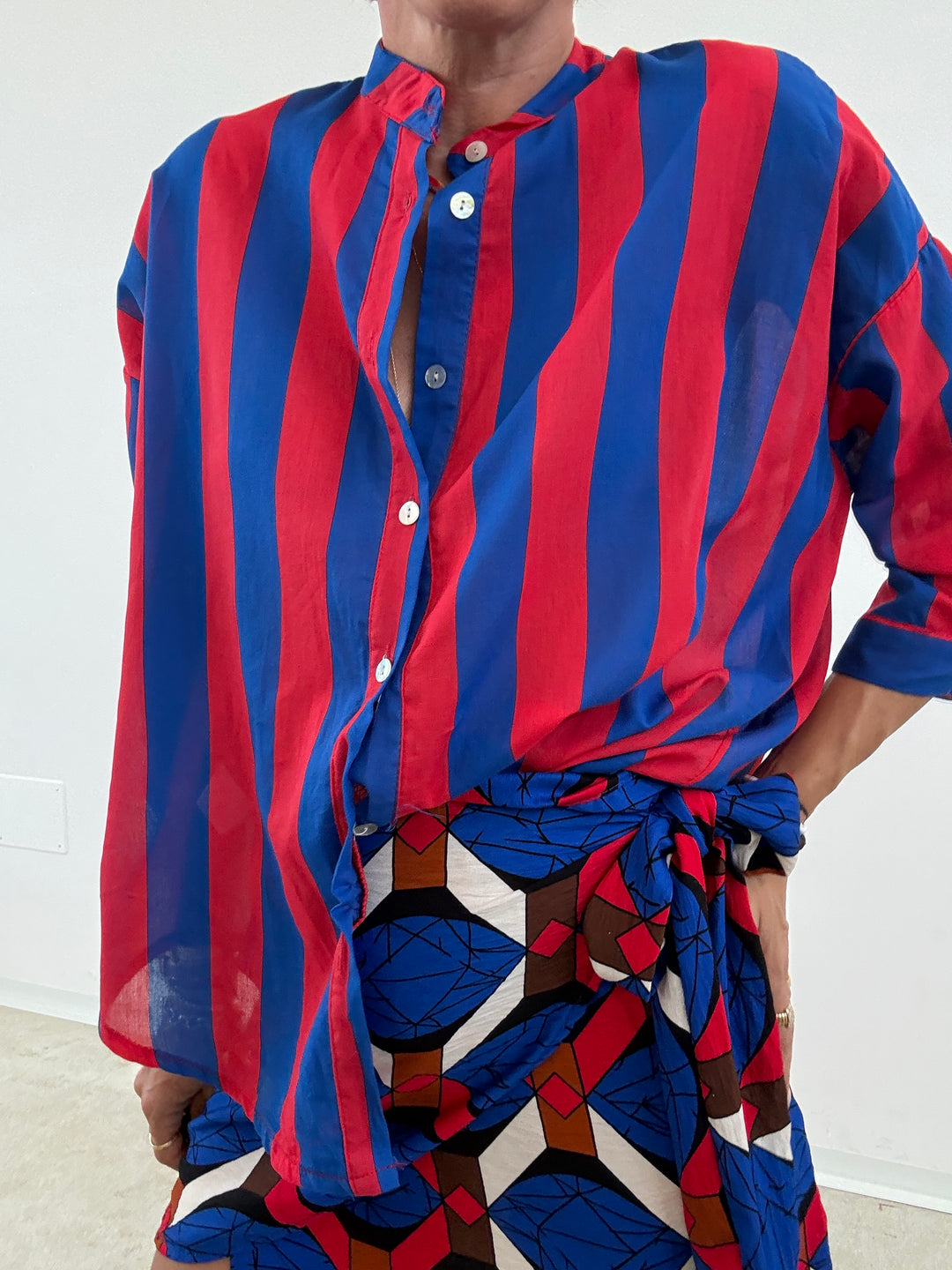 CAMICIA HELEN BLUETTE ROSSO