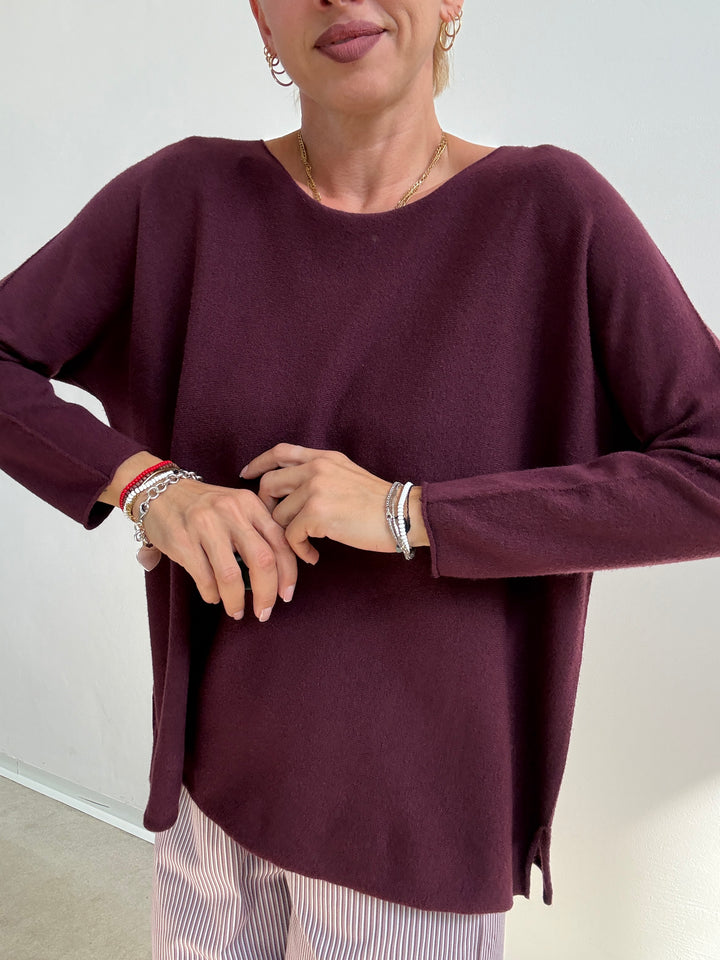 PULL SILVIA SCATOLA BORGOGNA