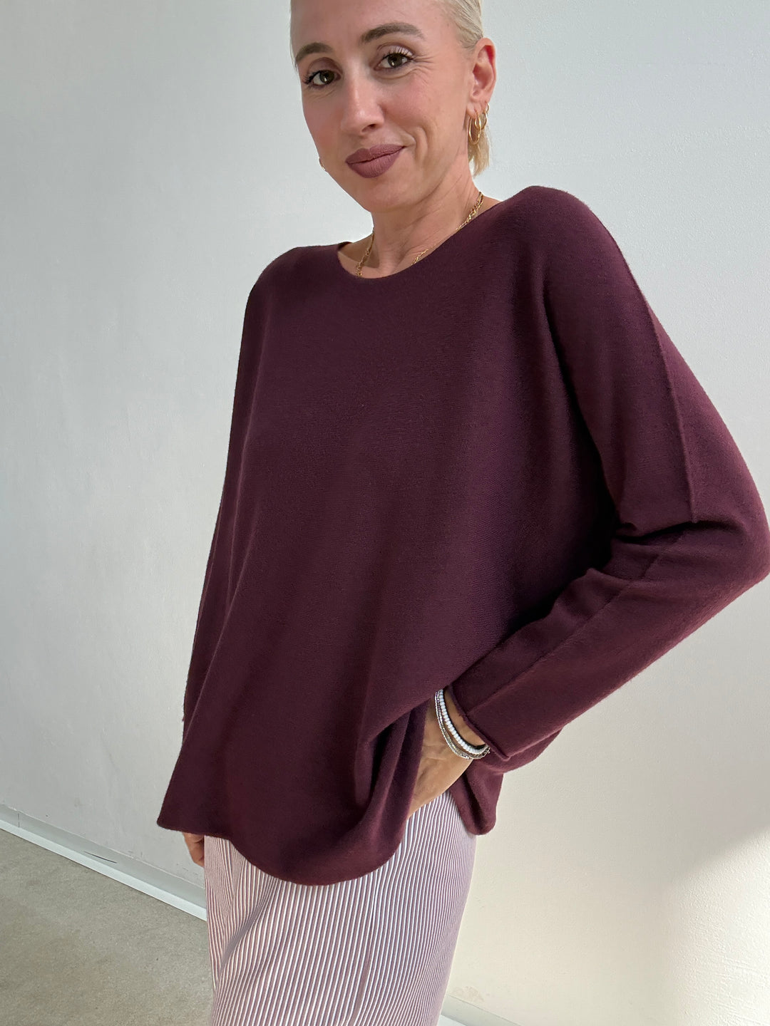 PULL SILVIA SCATOLA BORGOGNA