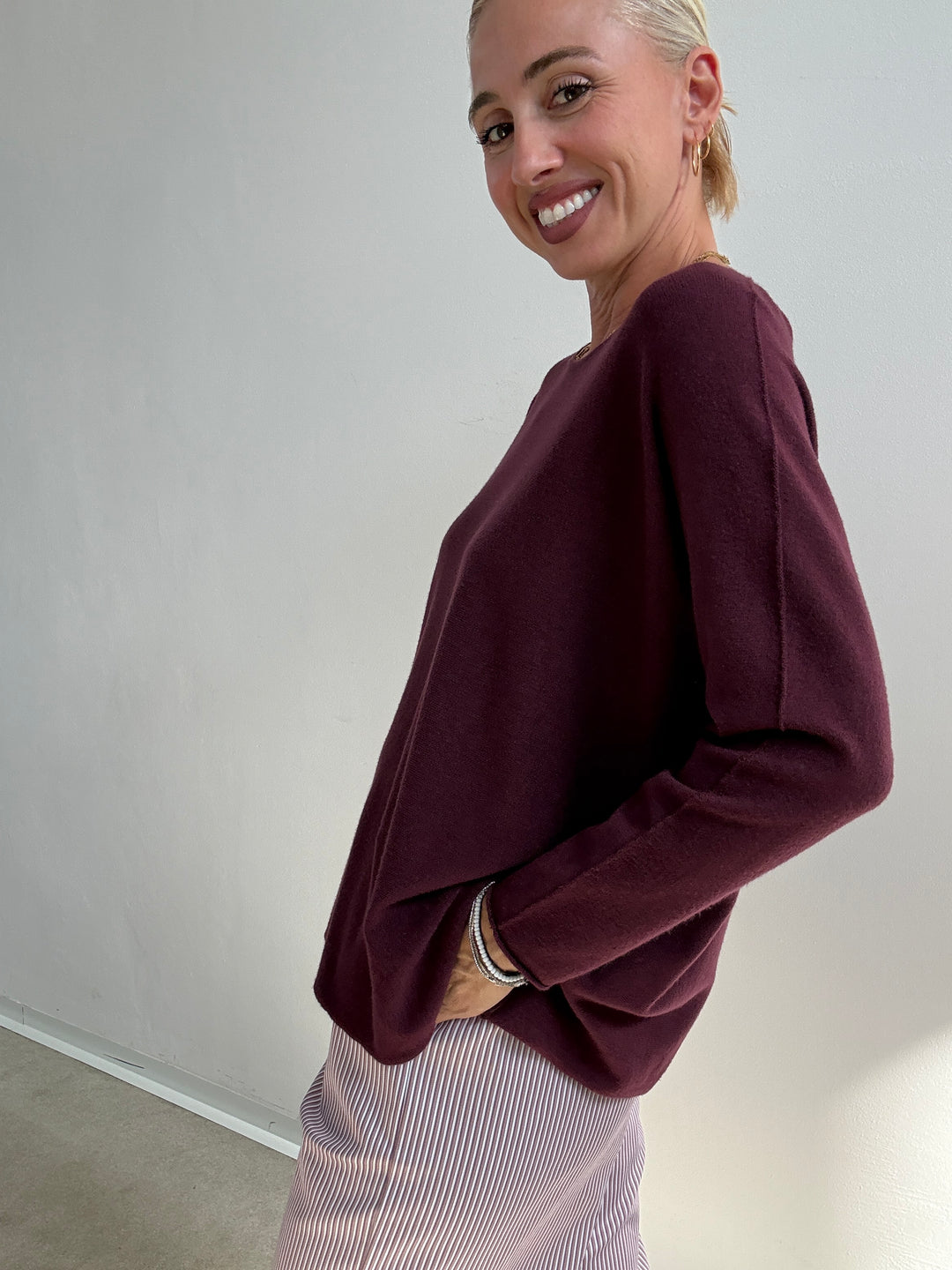 PULL SILVIA SCATOLA BORGOGNA