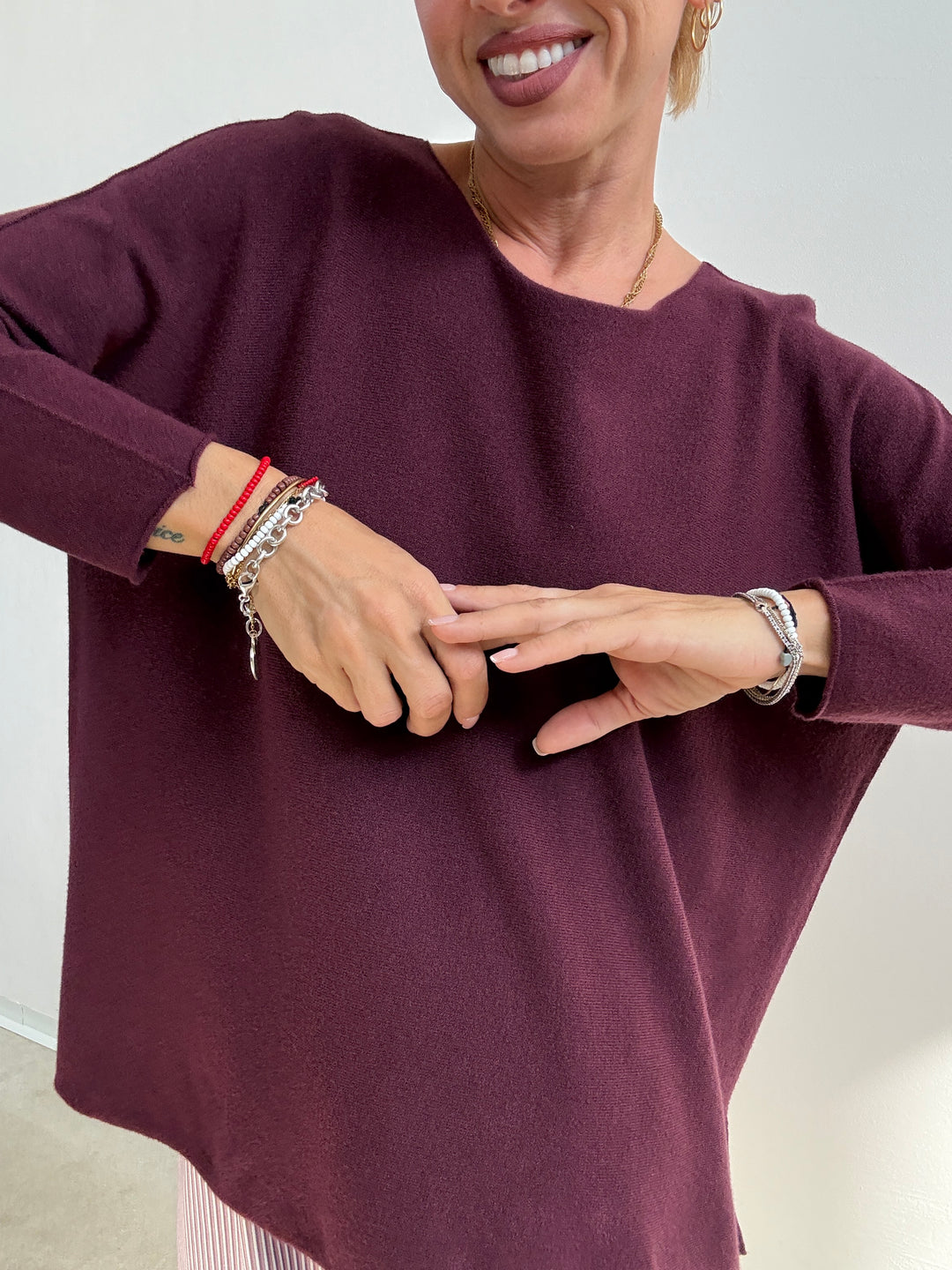 PULL SILVIA SCATOLA BORGOGNA