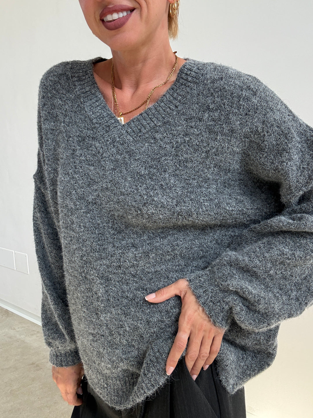 PULL ALESSANDRA V GRIGIO