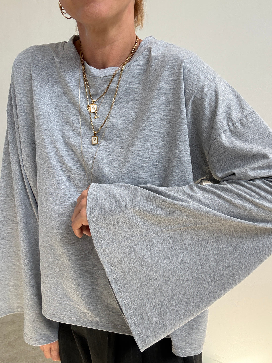 TSHIRT CAMILLA GRIGIO MELANGE