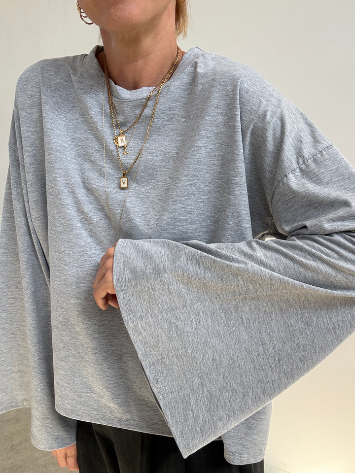 TSHIRT CAMILLA GRIGIO MELANGE