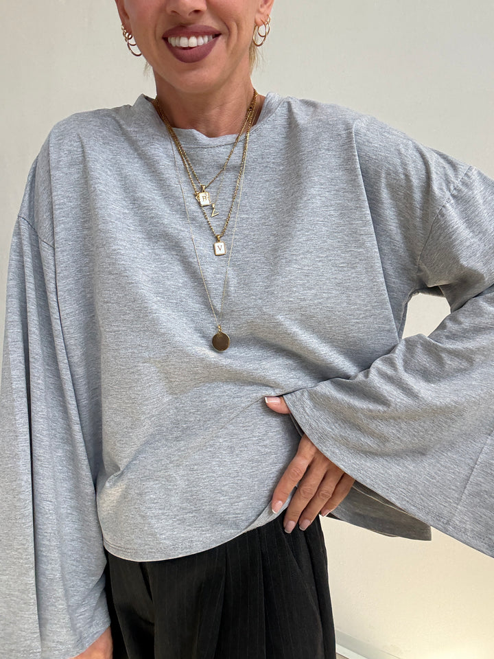 TSHIRT CAMILLA GRIGIO MELANGE