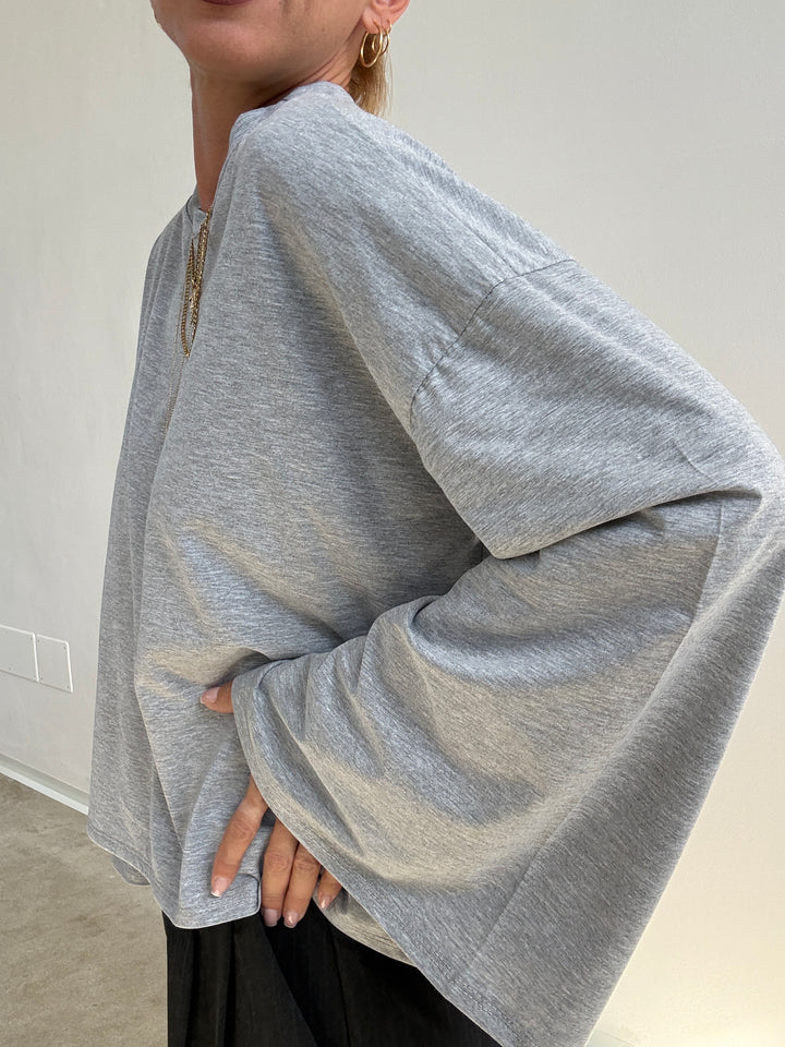 TSHIRT CAMILLA GRIGIO MELANGE