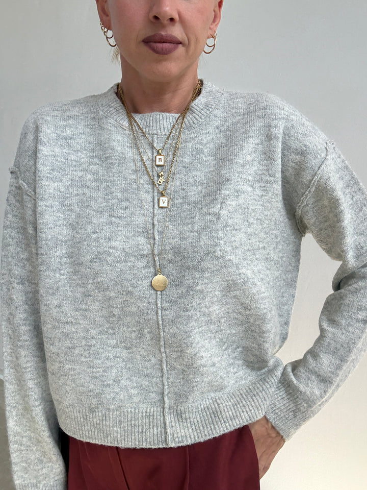 PULL BETTY GRIGIO CHIARO