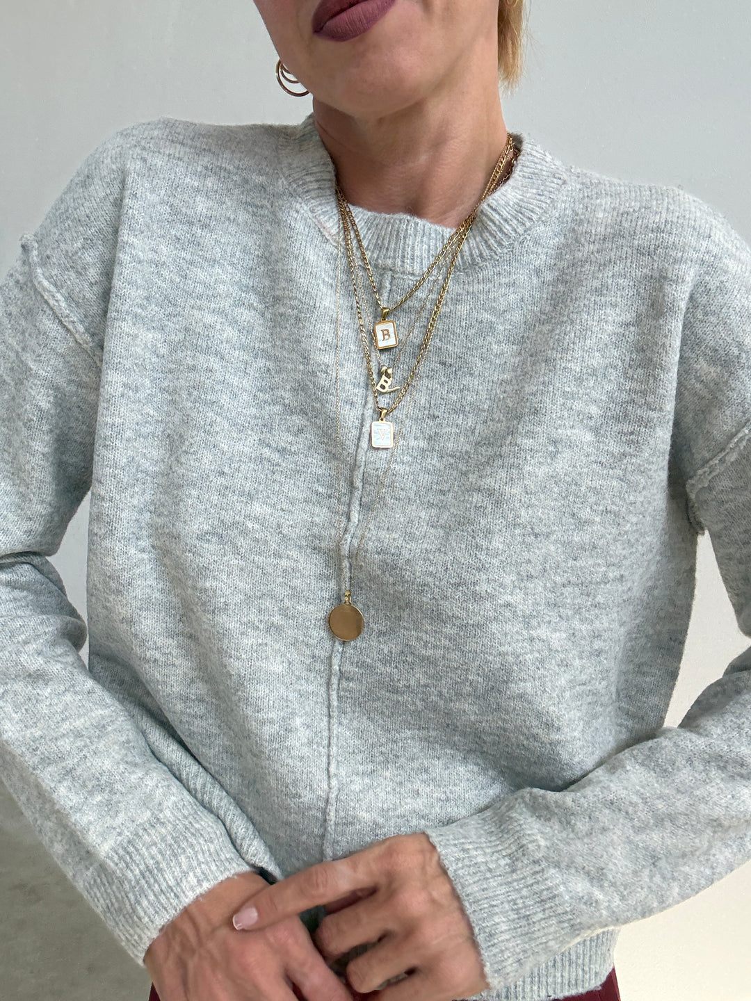 PULL BETTY GRIGIO CHIARO