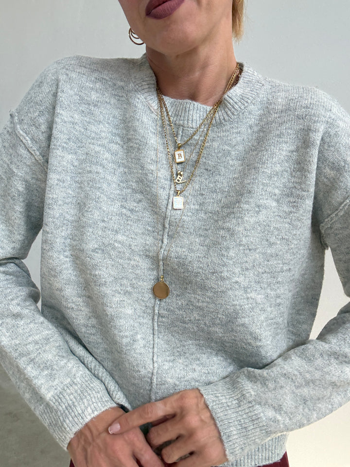 PULL BETTY GRIGIO CHIARO