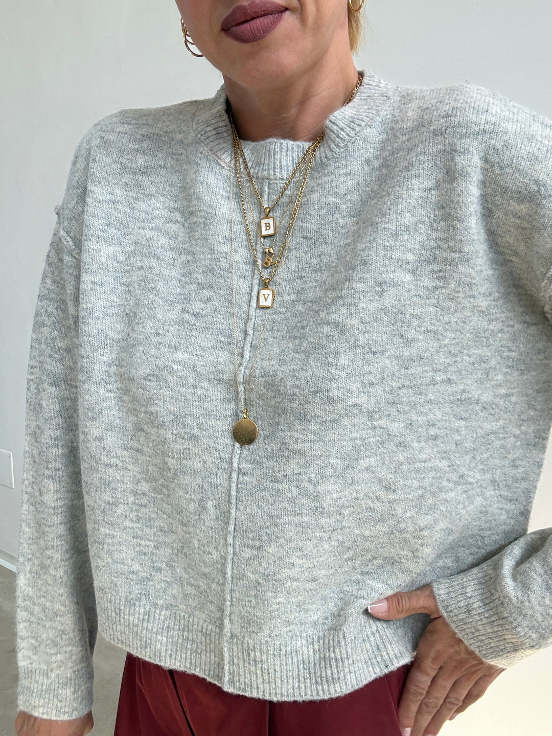 PULL BETTY GRIGIO CHIARO