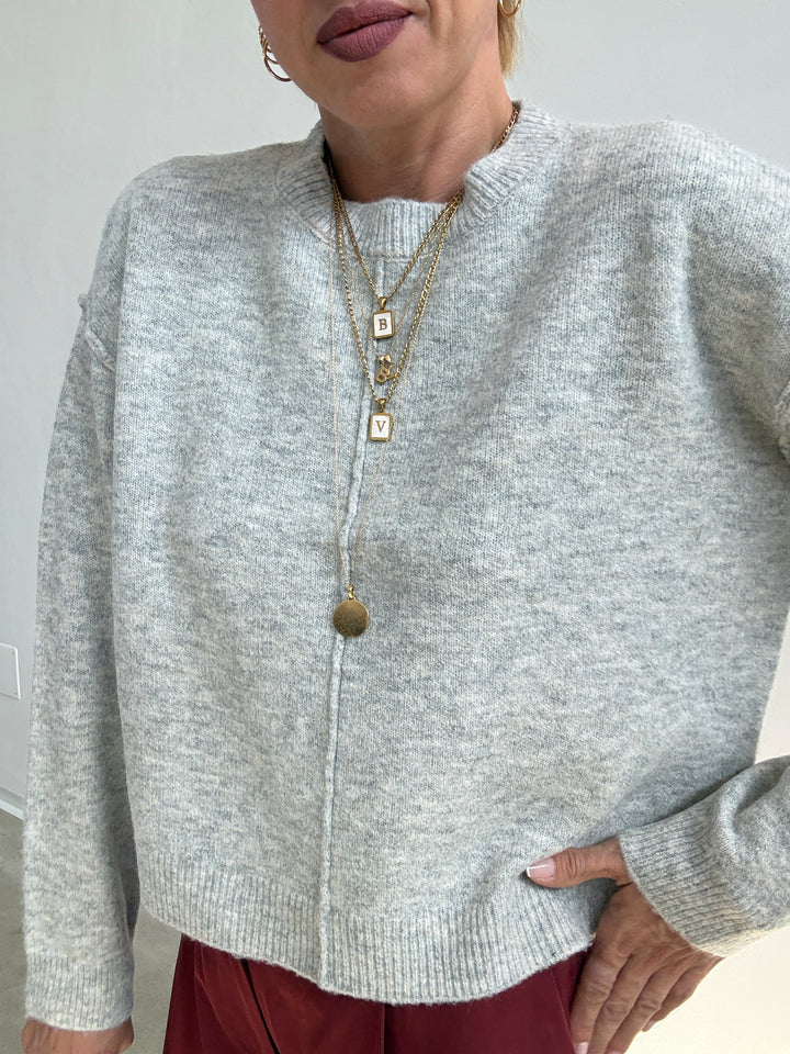 PULL BETTY GRIGIO CHIARO