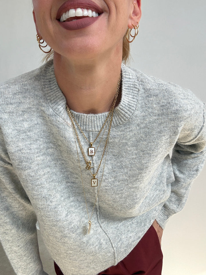 PULL BETTY GRIGIO CHIARO