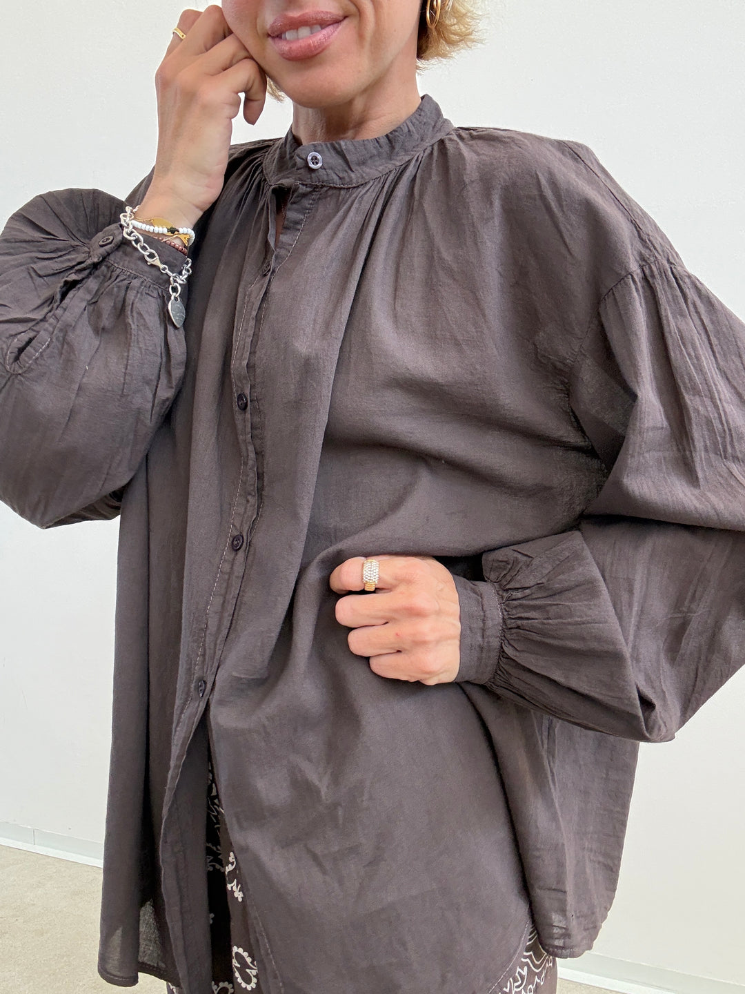 CAMICIA MUSSOLA CIOCCO