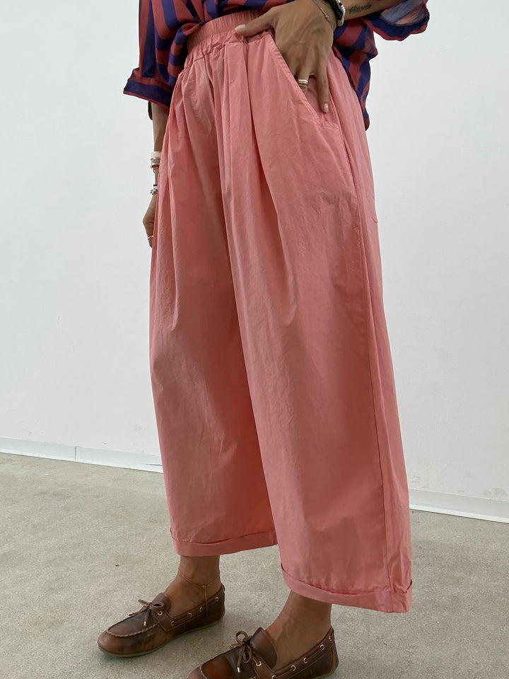 PANTALONE OLIMPIA COTONE ROSE