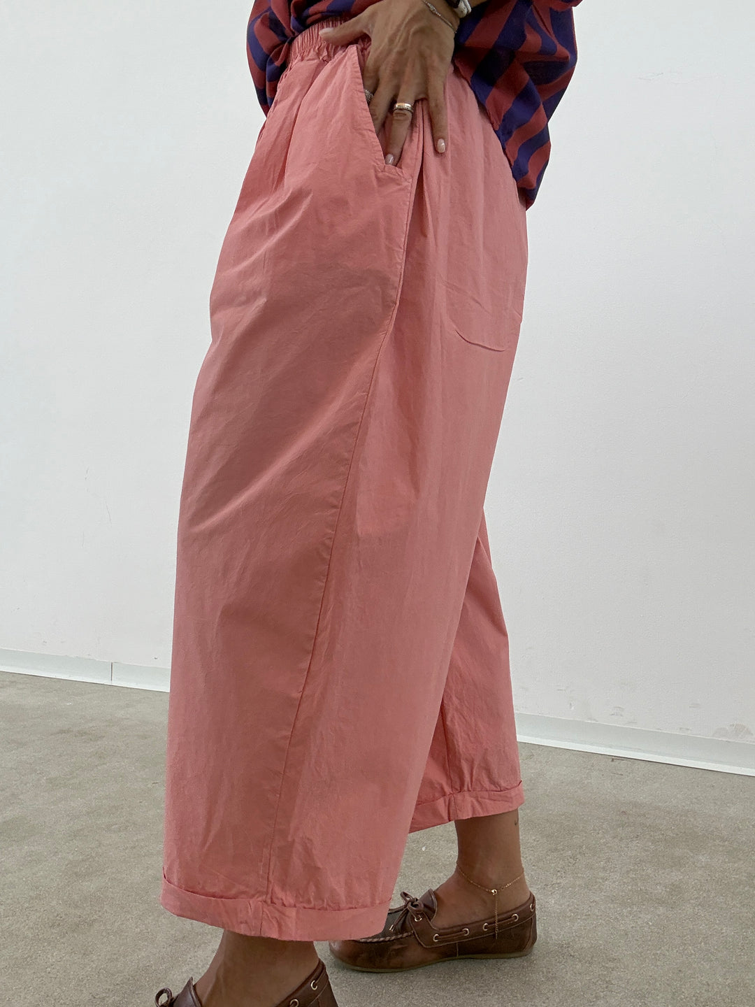 PANTALONE OLIMPIA COTONE ROSE