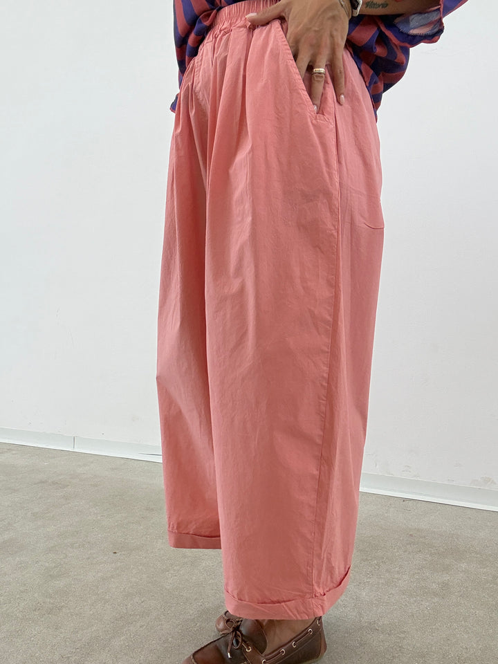 PANTALONE OLIMPIA COTONE ROSE