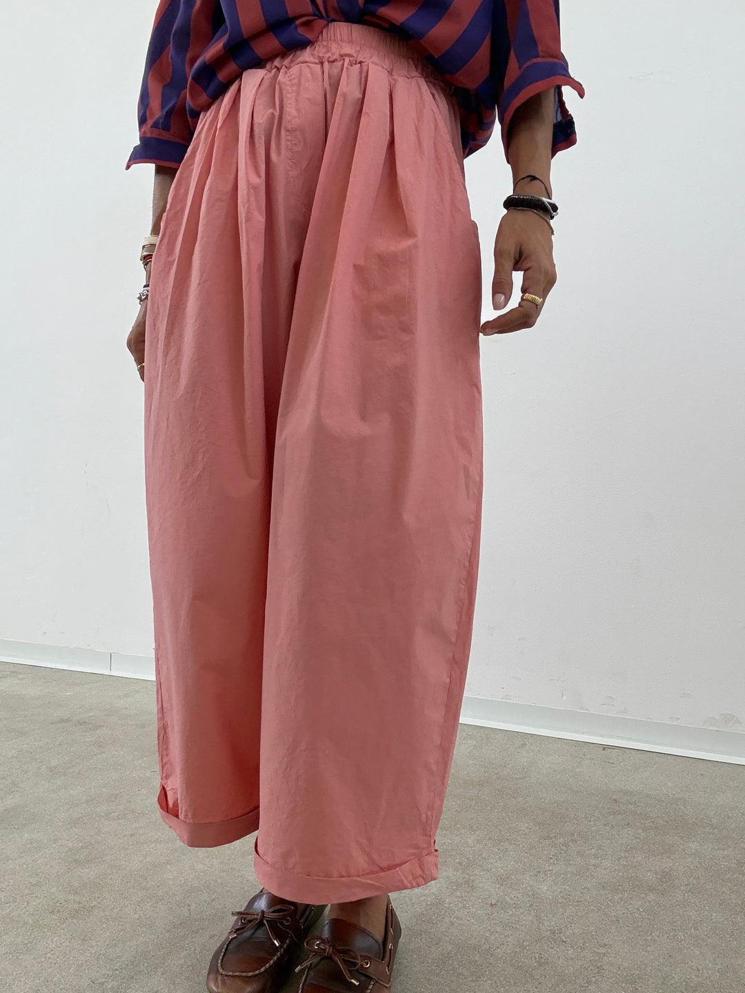 PANTALONE OLIMPIA COTONE ROSE