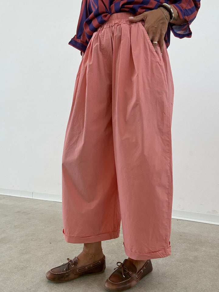 PANTALONE OLIMPIA COTONE ROSE