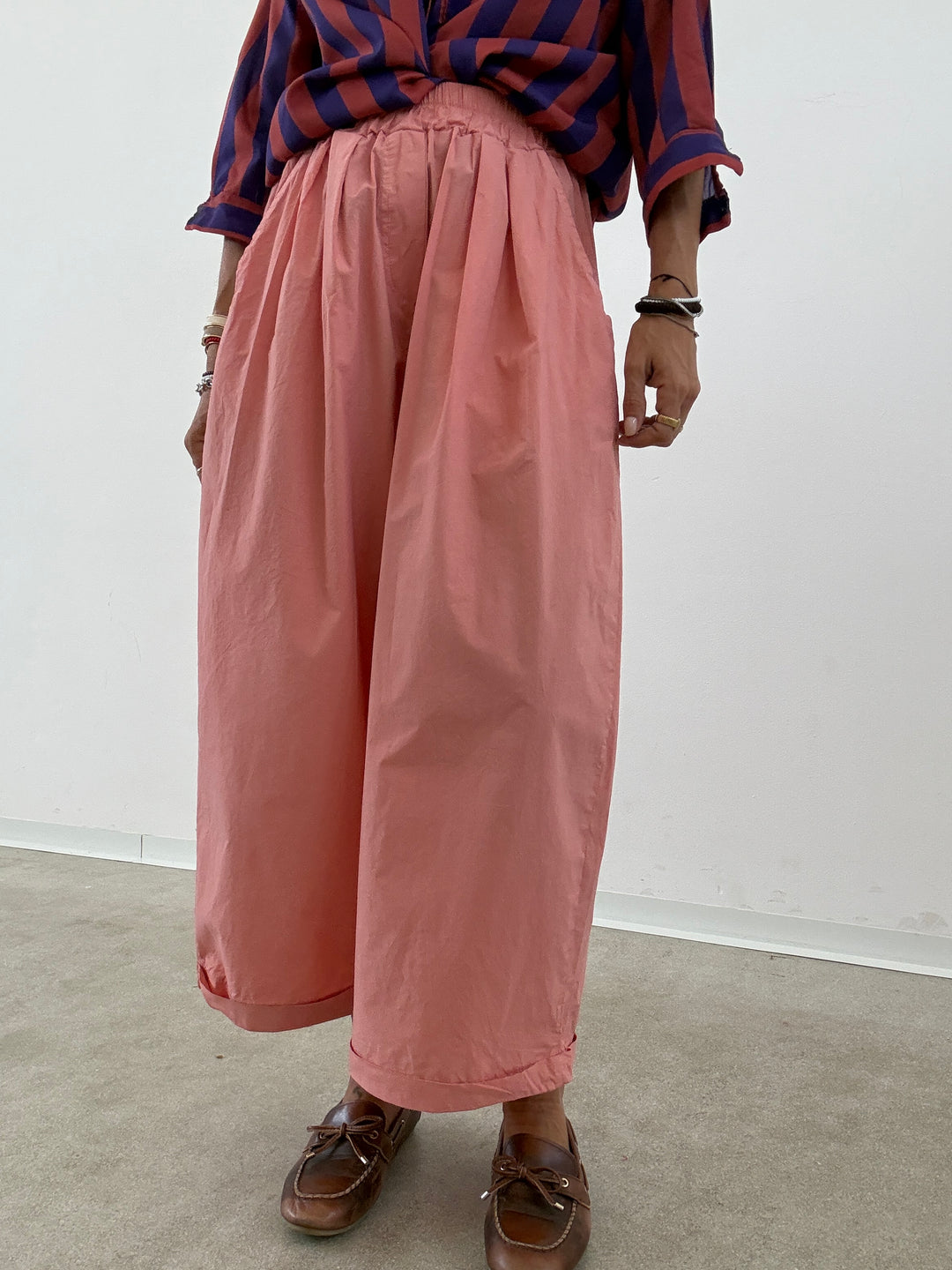 PANTALONE OLIMPIA COTONE ROSE