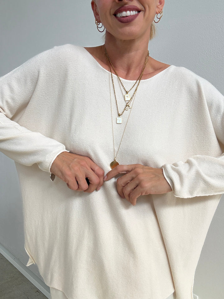 PULL SILVIA SCATOLA PANNA